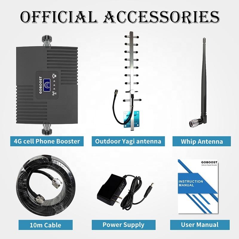 Goboost car use mobile network gsm 900mhz signal band booster 2g 3g 4g cell phone signal booster repeater
